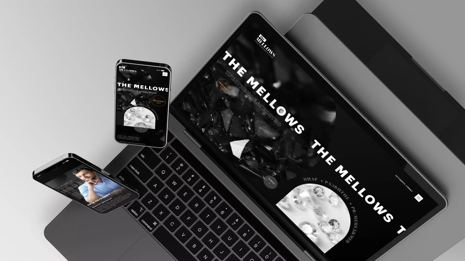 Разработка сайта креативного агентства «The Mellows» в Городищах